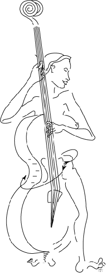 Die Bassistin